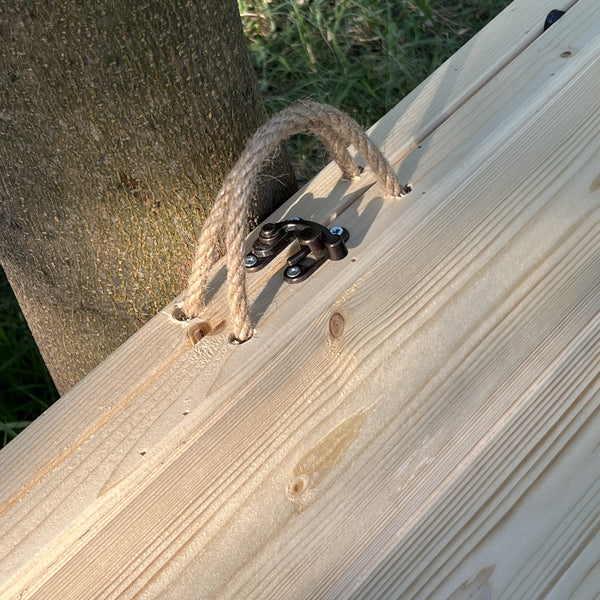 Foldable Wooden Low Table - Tapered Legs