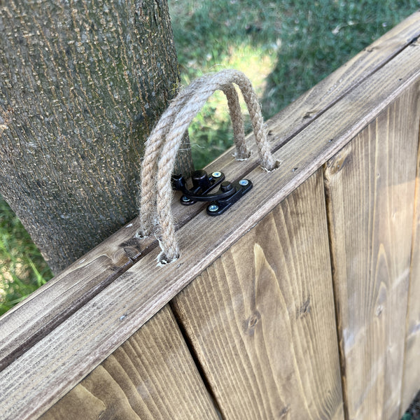 Foldable Wooden Low Table - Tapered Legs