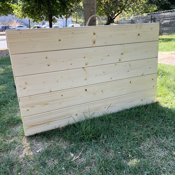 Foldable Wooden Low Table - Tapered Legs