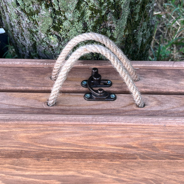 Foldable Wooden Low Coffee Table - Built-in Legs