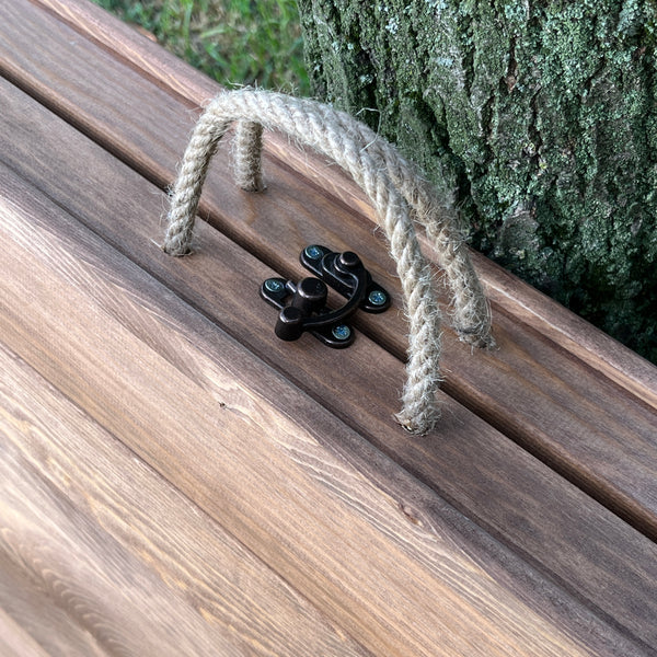 Foldable Wooden Low Table - Built-in Legs