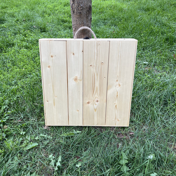 Foldable Wooden Low Table - Tapered Legs