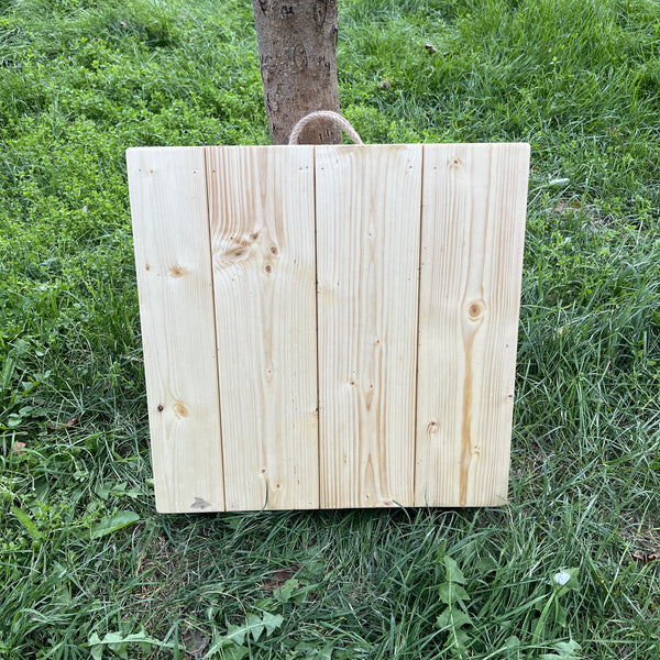 Foldable Wooden Low Table - Built-in Legs