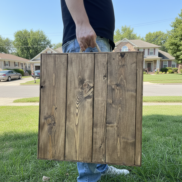 Foldable Wooden Low Table - Tapered Legs