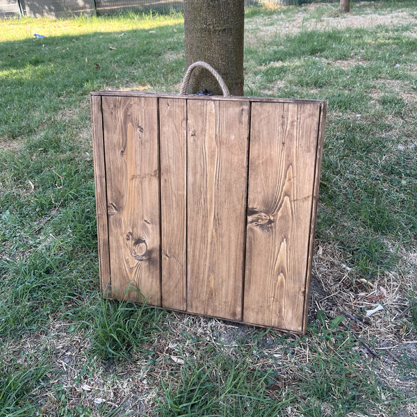 Foldable Wooden Low Table - Tapered Legs