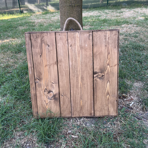 Foldable Wooden Low Table - Tapered Legs