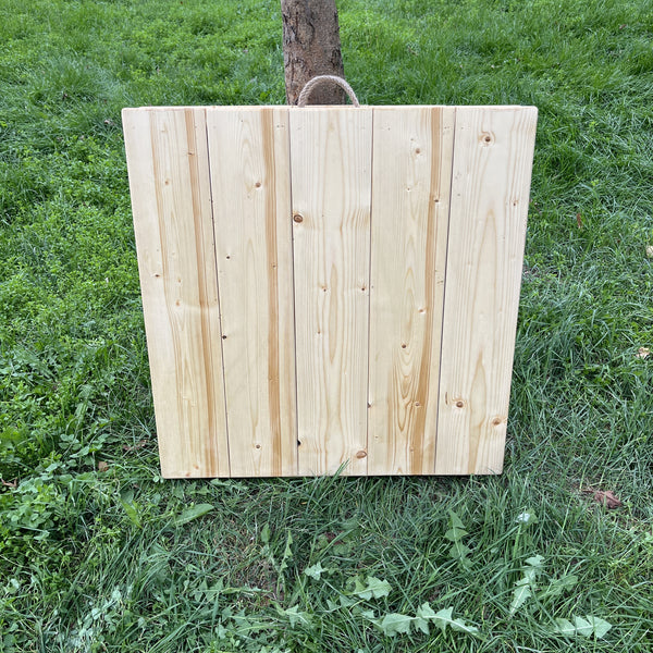 Foldable Wooden Low Table - Built-in Legs