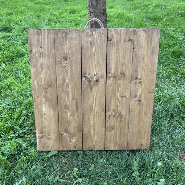 Foldable Wooden Low Table - Built-in Legs