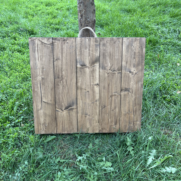 Foldable Wooden Low Table - Built-in Legs