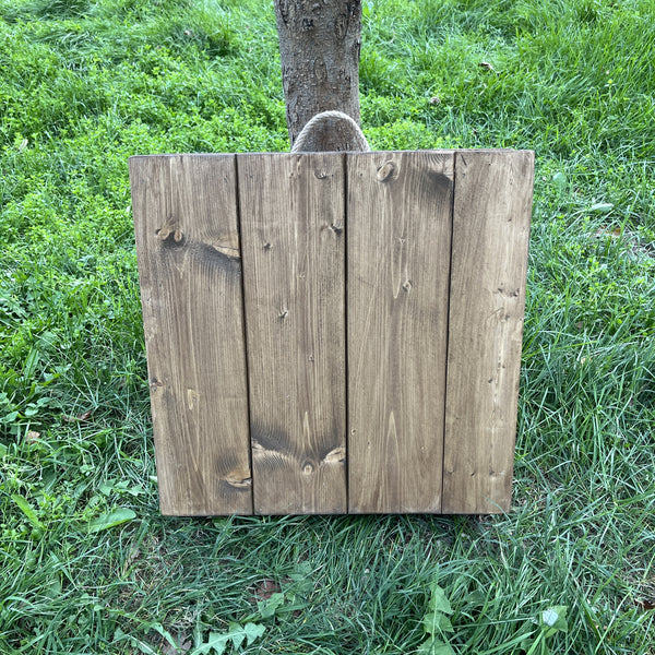 Handmade Foldable Solid Wood Low Table - Built-in Legs