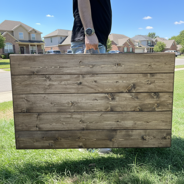 Foldable Wooden Low Table - Tapered Legs